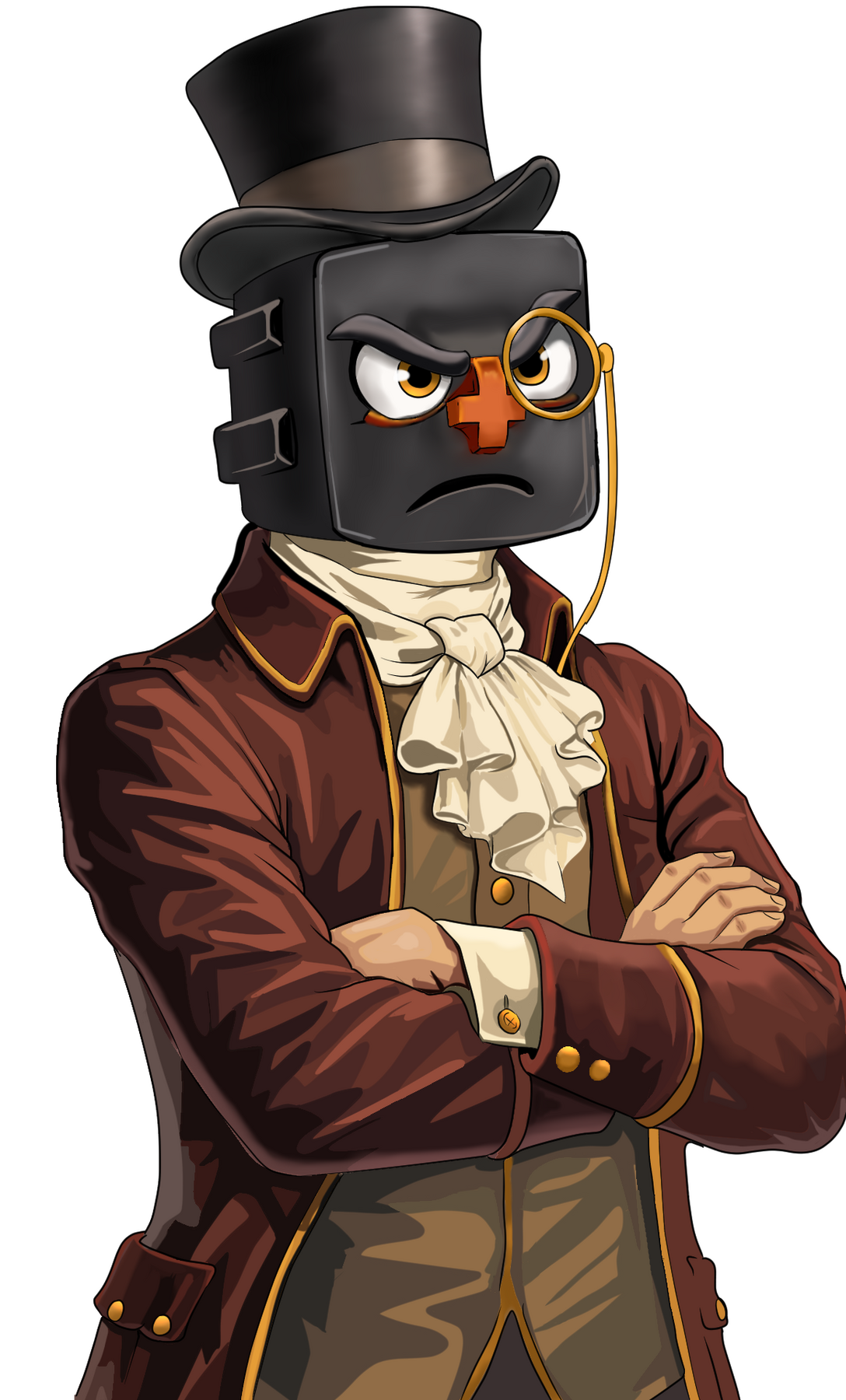 Sir Cerise - original character designed for The Thocc Exchange UK - keyboard switch store.